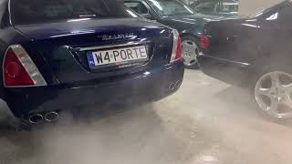 Maserati Quattroporte 42 V8 Automatica Executive GT stock exhaust no modificaton  mClassic [upl. by Dudden]