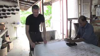 How traditional Malay Batik is made [upl. by Aneetak]