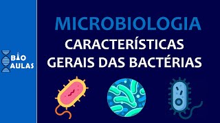 Características Gerais das Bactérias Reino Monera  Microbiologia Bacteriologia [upl. by Henka]