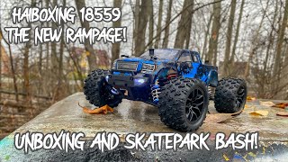 HBX  The New RAMPAGE 118th scale Haiboxing 18859 Unboxing and Skatepark bash [upl. by Adriel960]