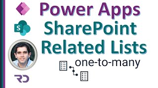 Power Apps working with SharePoint List Relationships [upl. by Maje943]