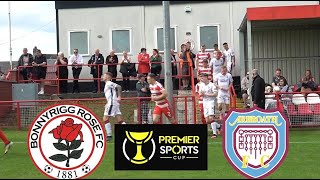 HIGHLIGHTS  Bonnyrigg Rose 01 Arbroath FC  Premier Sports Cup  Manager Interview [upl. by Qifahs826]