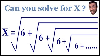 Can you solve the never ending square root [upl. by Naujad366]