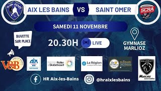 J6 N1 ELITE RINK HOCKEY 2023 2024 HR Aix les bains 1 a 8 ST Omer [upl. by Htabazile]