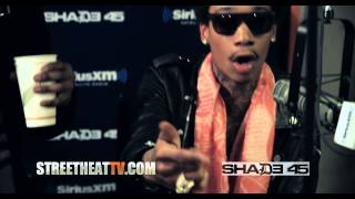 Wiz Khalifa Feat Juicy J quotMy favorite Songquot IN studio performance at Shade45 wit DJKaySlay [upl. by Akenor]