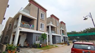 GATED COMMUNITY TRIPLEX VILLA FOR SALE PATANCHERUVU HYDERABAD [upl. by Rist342]