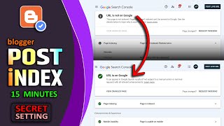 How to Index bloggercom Post in Google Search Console 2023 Instant Indexed [upl. by Llamaj]