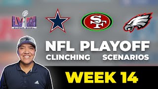 Playoff Clinching Scenarios for Week 14 in the NFL NFL [upl. by Kcod984]