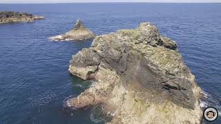 The Quies Rocks Near Trevose Head Cornwall in 4K [upl. by Straub669]