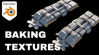 How to Bake textures in Blender under 3 minutes Beginner Tutorial [upl. by Quinlan]