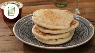 Indisches Naan Brot aus der Pfanne  Chefkoch [upl. by Imiaj]