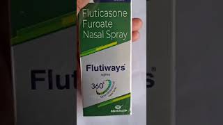 FLUTIWAYS NASAL SPRAY  USES SIDE EFFECTS AND BENEFITS  MEDICIN [upl. by Keyek199]