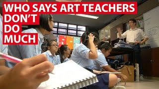 Who Says Art Teachers Don’t Do Much  Talking Point  CNA Insider [upl. by Emily]