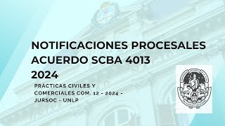 Notificaciones procesales 2024 [upl. by Eves]