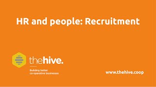 HR recruitment amp resourcing  wwwthehivecoop [upl. by Hsemar572]