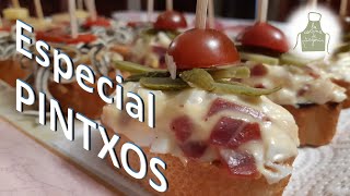 ESPECIAL PINTXOS VASCOS 1 4 pintxos para sorprender [upl. by Saphra]