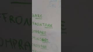 I verbi della prima coniugazione più usati in italiano lezioni di italiano L2 [upl. by Ericksen]