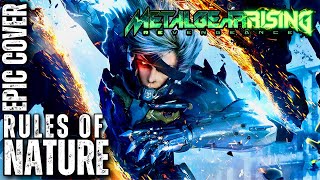 Rules Of Nature METAL GEAR RISING REVENGEANCE OST HQ Rock Cover [upl. by Ahcsatan]