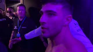 TOMMY FURY IMMEDIATE REACTION AFTER BEATING KSI [upl. by Arakal]