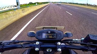 2019 Yamaha FZ V3 ABS Top Speed  Rev Force [upl. by Carrol482]