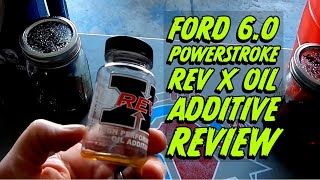 Ford 60 cold start before and after Rev X and Rotella T6 [upl. by Annal]