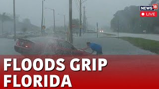 Florida Weather Live  Florida Flood 2024  US News Live  Floods Grip Florida Live  News18  N18L [upl. by Nani]