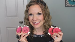 Milani Rose Powder Blushes Haul Review amp Swatches [upl. by Ecinaej]