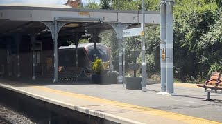 Train departing and Braintree train waiting to leave Witham  23062024 [upl. by Llevrac]