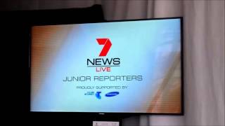 Channel Seven  7 News LIVE Experience at Easter Show  Yahoo77 News promo loop March 2013 [upl. by Manuel283]