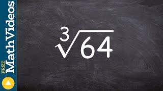 Using prime factorization to take the cube root of a number cuberoot64 [upl. by Naujyt234]