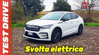 NEW SKODA ENYAQ COUPÉ RS iV 2024  FIRST TEST DRIVE [upl. by Aleacim]