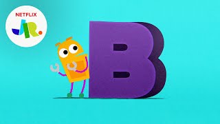 StoryBots  Learn The Alphabet  Part One A to M  Learning Songs For Kids  Netflix Jr [upl. by Ahsiel105]