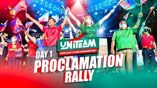 BBM VLOG 198 DAY 1  Uniteam Proclamation Rally  Bongbong Marcos [upl. by Onstad]