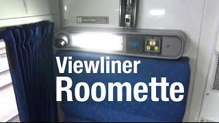 Amtrak Viewliner Roomette  Complete TourReview [upl. by Lemaceon422]