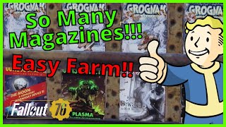 SUPER EASY MAGAZINE FARM  Fallout 76 magazine farming route [upl. by Sucul]