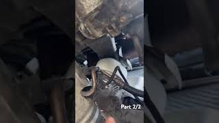 2005 Mercedes SL500 R230 drivers side engine mount replacement Part 22 [upl. by Giuseppe]