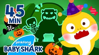 Halloween TrickorTreat at the Spooky House  Compilation  Halloween Story  Baby Shark Official [upl. by Gwenneth545]