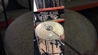 Pergamon Cymbals Obsidian 18quot Thin Crash [upl. by Aryan224]