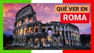 GUÍA COMPLETA ▶ Qué ver en la CIUDAD de ROMA ITALIA 🇮🇹 🌏 Turismo y viajar a Italia [upl. by Nivahb595]