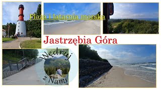 Jastrzębia Góra plaża i Latarnia Morska Rozewie Zejście na plażę nr 23 Wakacje nad morzem [upl. by Kielty]