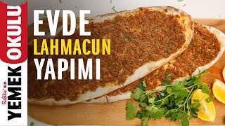 Evde Lahmacun Nasıl Yapılır  Çıtır Çıtır Kolay Lahmacun Tarifi [upl. by Ettesyl]