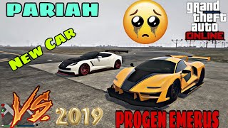 GTA 5 ONLINE  NEW DLC CASINO quotPROGEN EMERUS VS PARIAHquot DRAG RACE  BUYER BEWARE [upl. by Aohsoj]