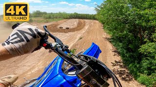 Backyard MX Track on YZ250F 4K UHD [upl. by Ettellocin]