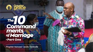 10 Commandments Of Marriage  Prophet Nanasei opokuSarkodie  DAY 1 Evening  30082021 [upl. by Ybot389]