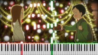 Karakai Jouzu no Takagisan Season 3 Insert Song  Santa ni Naritai サンタになりたい Piano cover [upl. by Anastice374]