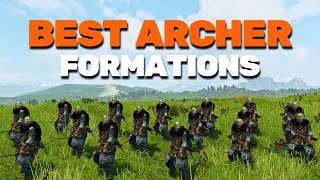 Best Archer Formations VS every Troop Type  Bannerlord [upl. by Uzzial322]