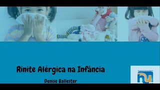 Rinite alérgica na Pediatria [upl. by Mazman]