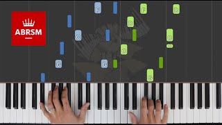 Ecossaise in E flat  ABRSM Piano Grade 3 2021 amp 2022 A1  Synthesia Piano tutorial [upl. by Atnima]