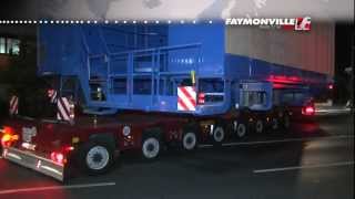 FAYMONVILLE MultiMAX  Heavy haulage transport GOLL with 8 swing axles and extension [upl. by Aenel169]