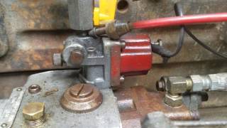 M939 truck with NHC250 Fuel Shut off Solenoid Combat Mode Knob adjustment [upl. by Aiket]